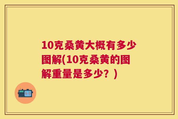 10克桑黄大概有多少图解(10克桑黄的图解重量是多少？)
