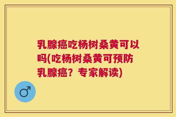 乳腺吃杨树桑黄可以吗(吃杨树桑黄可乳腺？专家解读)