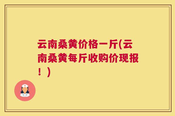 云南桑黄价格一斤(云南桑黄每斤收购价现报！)