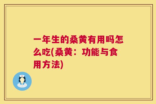 一年生的桑黄有用吗怎么吃(桑黄：功能与食用方法)