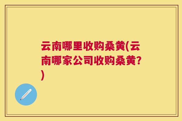 云南哪里收购桑黄(云南哪家公司收购桑黄？)
