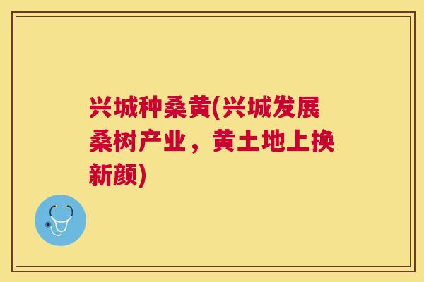 兴城种桑黄(兴城发展桑树产业，黄土地上换新颜)