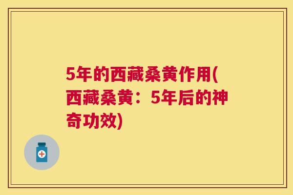 5年的西藏桑黄作用(西藏桑黄:5年后的神奇功效) 5年的西藏桑黄作用(西藏桑黄:5年后的神奇功效)