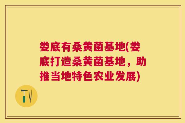 娄底有桑黄菌基地(娄底打造桑黄菌基地,助推当地特色农业发展) 娄底有桑黄菌基地(娄底打造桑黄菌基地,助推当地特色农业发展)