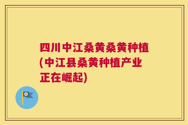 四川中江桑黄桑黄种植(中江县桑黄种植产业正在崛起) 四川中江桑黄桑黄种植(中江县桑黄种植产业正在崛起)