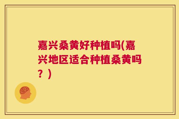 嘉兴桑黄好种植吗(嘉兴地区适合种植桑黄吗?) 嘉兴桑黄好种植吗(嘉兴地区适合种植桑黄吗?)