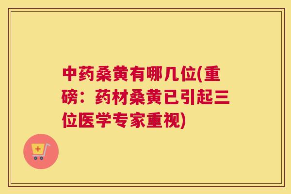 桑黄有哪几位(重磅:药材桑黄已引起三位医学专家重视) 桑黄有哪几位(重磅:药材桑黄已引起三位医学专家重视)