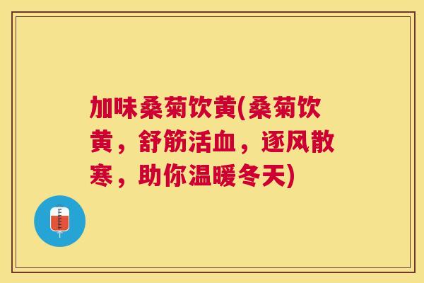 加味桑菊饮黄(桑菊饮黄,舒筋活,逐风散寒,助你温暖冬天) 加味桑菊饮黄(桑菊饮黄,舒筋活,逐风散寒,助你温暖冬天)
