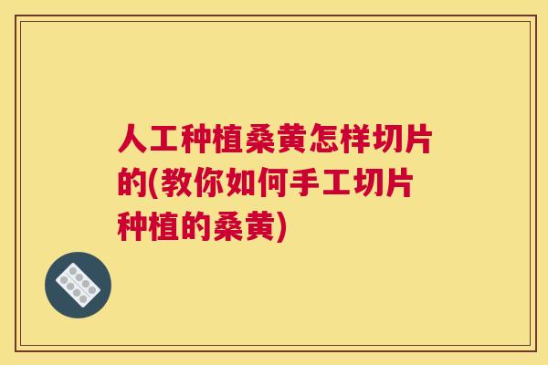 人工种植桑黄怎样切片的(教你如何手工切片种植的桑黄) 人工种植桑黄怎样切片的(教你如何手工切片种植的桑黄)