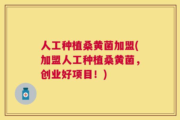 人工种植桑黄菌加盟(加盟人工种植桑黄菌,创业好项目!) 人工种植桑黄菌加盟(加盟人工种植桑黄菌,创业好项目!)