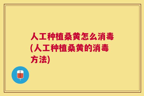 人工种植桑黄怎么消毒(人工种植桑黄的消毒方法) 人工种植桑黄怎么消毒(人工种植桑黄的消毒方法)