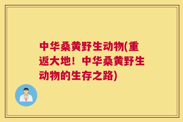 中华桑黄野生动物(重返大地!中华桑黄野生动物的生存之路) 中华桑黄野生动物(重返大地!中华桑黄野生动物的生存之路)