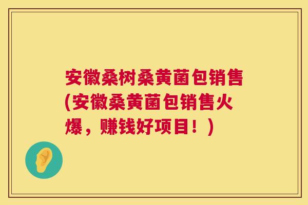 安徽桑树桑黄菌包销售(安徽桑黄菌包销售火爆,赚钱好项目!) 安徽桑树桑黄菌包销售(安徽桑黄菌包销售火爆,赚钱好项目!)