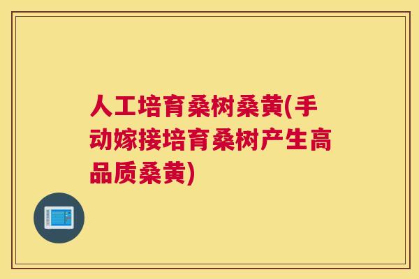 人工培育桑树桑黄(手动嫁接培育桑树产生高品质桑黄)