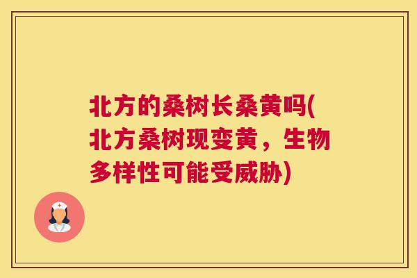 北方的桑树长桑黄吗(北方桑树现变黄,生物多样性可能受威胁) 北方的桑树长桑黄吗(北方桑树现变黄,生物多样性可能受威胁)