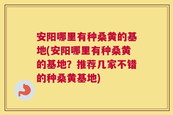 安阳哪里有种桑黄的基地(安阳哪里有种桑黄的基地?推荐几家不错的种桑黄基地) 安阳哪里有种桑黄的基地(安阳哪里有种桑黄的基地?推荐几家不错的种桑黄基地)