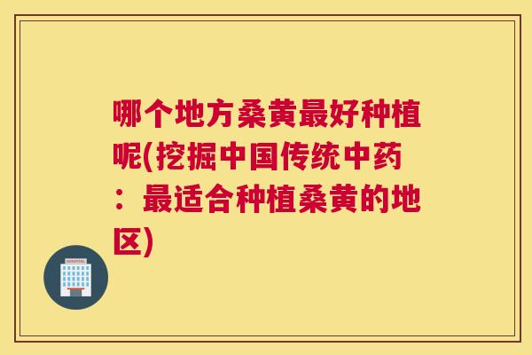 哪个地方桑黄好种植呢(挖掘中国传统：适合种植桑黄的地区)