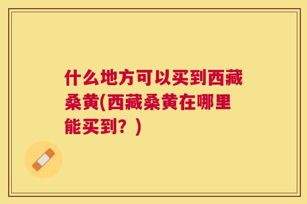 什么地方可以买到西藏桑黄(西藏桑黄在哪里能买到?) 什么地方可以买到西藏桑黄(西藏桑黄在哪里能买到?)