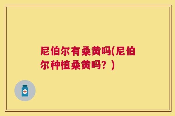 尼伯尔有桑黄吗(尼伯尔种植桑黄吗?) 尼伯尔有桑黄吗(尼伯尔种植桑黄吗?)