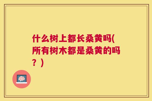什么树上都长桑黄吗(所有树木都是桑黄的吗?) 什么树上都长桑黄吗(所有树木都是桑黄的吗?)