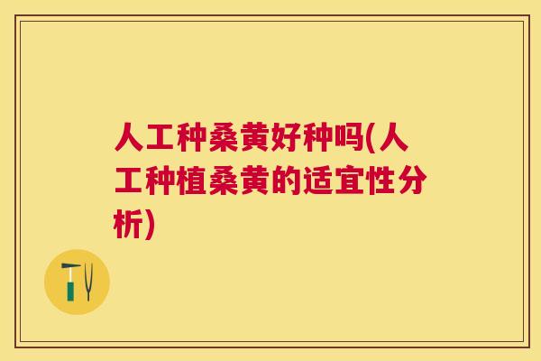 人工种桑黄好种吗(人工种植桑黄的适宜性分析) 人工种桑黄好种吗(人工种植桑黄的适宜性分析)