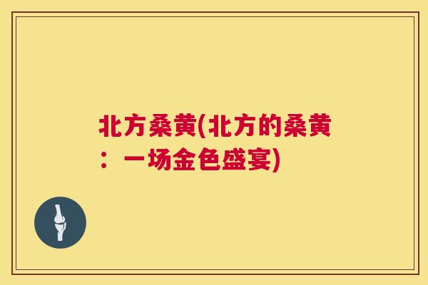 北方桑黄(北方的桑黄:一场金色盛宴) 北方桑黄(北方的桑黄:一场金色盛宴)