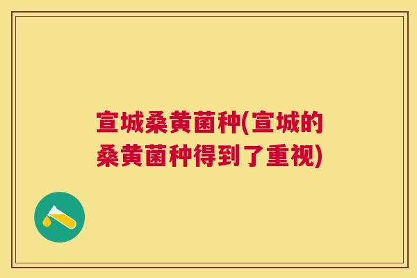 宣城桑黄菌种(宣城的桑黄菌种得到了重视) 宣城桑黄菌种(宣城的桑黄菌种得到了重视)