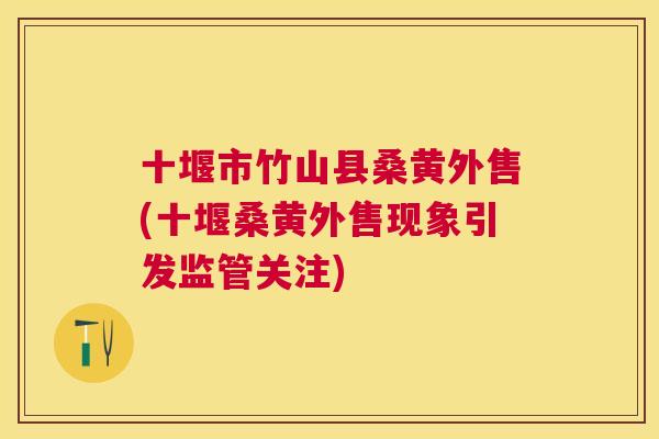 十堰市竹山县桑黄外售(十堰桑黄外售现象引发监管关注)