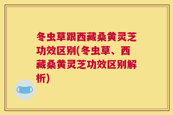 冬虫草跟西藏桑黄灵芝功效区别(冬虫草、西藏桑黄灵芝功效区别解析) 冬虫草跟西藏桑黄灵芝功效区别(冬虫草、西藏桑黄灵芝功效区别解析)