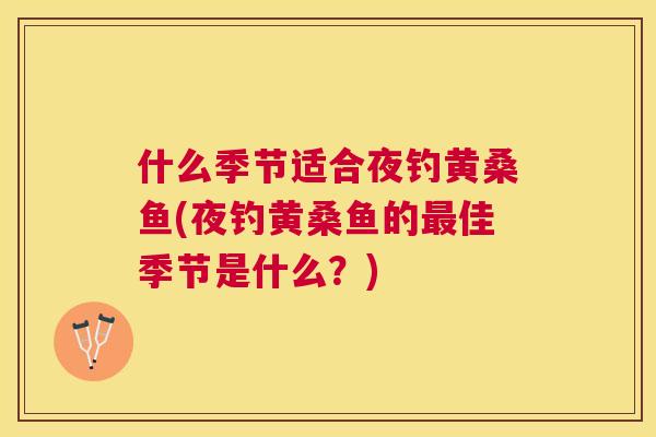 什么季节适合夜钓黄桑鱼(夜钓黄桑鱼的佳季节是什么？)