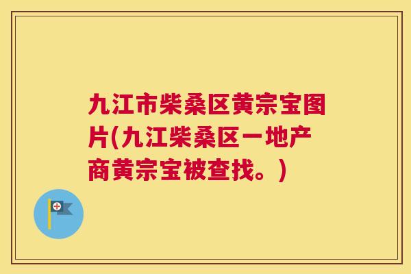 九江市柴桑区黄宗宝图片(九江柴桑区一地产商黄宗宝被查找。) 九江市柴桑区黄宗宝图片(九江柴桑区一地产商黄宗宝被查找。)
