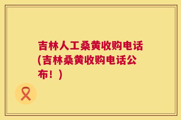 吉林人工桑黄收购电话(吉林桑黄收购电话公布!) 吉林人工桑黄收购电话(吉林桑黄收购电话公布!)