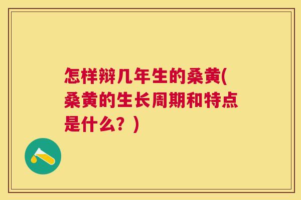 怎样辩几年生的桑黄(桑黄的生长周期和特点是什么?) 怎样辩几年生的桑黄(桑黄的生长周期和特点是什么?)