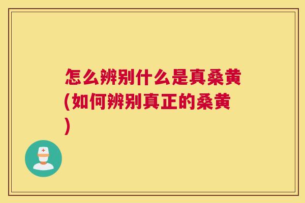 怎么辨别什么是真桑黄(如何辨别真正的桑黄) 怎么辨别什么是真桑黄(如何辨别真正的桑黄)
