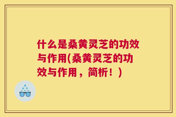 什么是桑黄灵芝的功效与作用(桑黄灵芝的功效与作用,简析!) 什么是桑黄灵芝的功效与作用(桑黄灵芝的功效与作用,简析!)