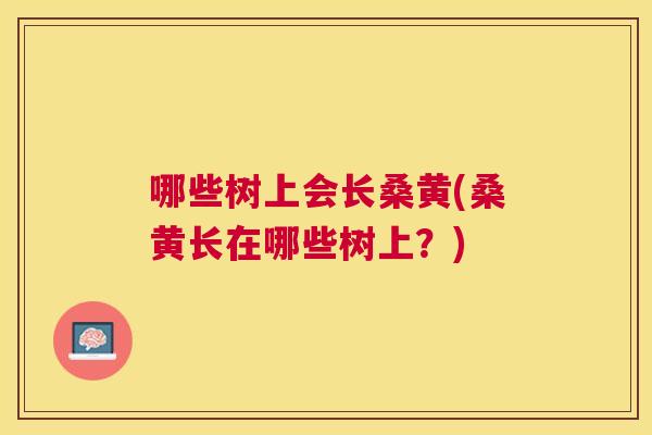 哪些树上会长桑黄(桑黄长在哪些树上?) 哪些树上会长桑黄(桑黄长在哪些树上?)
