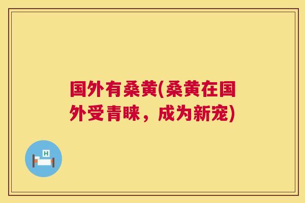 国外有桑黄(桑黄在国外受青睐,成为新宠) 国外有桑黄(桑黄在国外受青睐,成为新宠)
