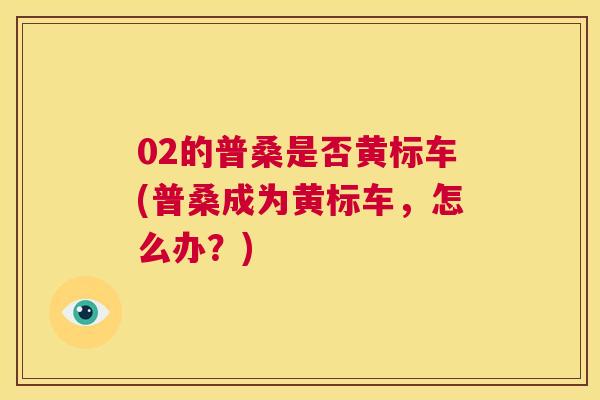 02的普桑是否黄标车(普桑成为黄标车，怎么办？)