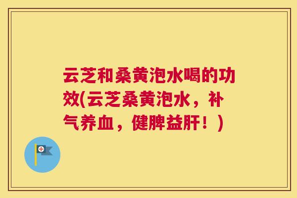 云芝和桑黄泡水喝的功效(云芝桑黄泡水,,健脾益!) 云芝和桑黄泡水喝的功效(云芝桑黄泡水,,健脾益!)