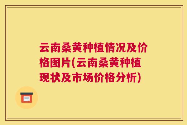 云南桑黄种植情况及价格图片(云南桑黄种植现状及市场价格分析) 云南桑黄种植情况及价格图片(云南桑黄种植现状及市场价格分析)