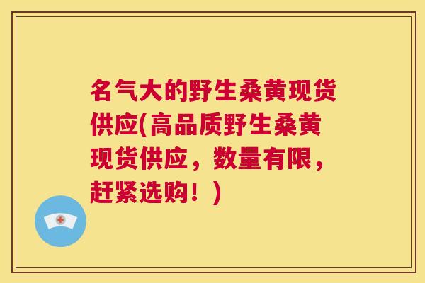名气大的野生桑黄现货供应(高品质野生桑黄现货供应，数量有限，赶紧选购！)