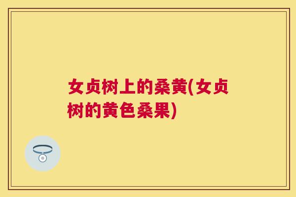 女贞树上的桑黄(女贞树的黄色桑果) 女贞树上的桑黄(女贞树的黄色桑果)