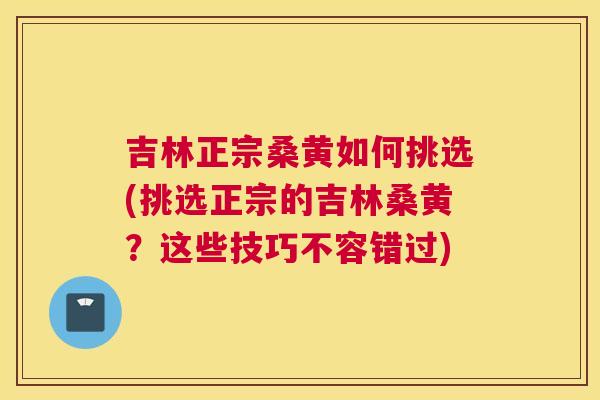 吉林正宗桑黄如何挑选(挑选正宗的吉林桑黄?这些技巧不容错过) 吉林正宗桑黄如何挑选(挑选正宗的吉林桑黄?这些技巧不容错过)