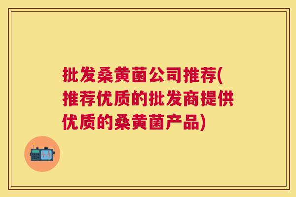 批发桑黄菌公司推荐(推荐优质的批发商提供优质的桑黄菌产品) 批发桑黄菌公司推荐(推荐优质的批发商提供优质的桑黄菌产品)