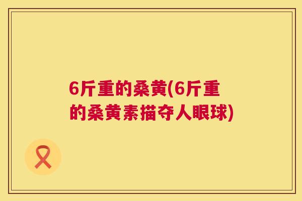 6斤重的桑黄(6斤重的桑黄素描夺人眼球) 6斤重的桑黄(6斤重的桑黄素描夺人眼球)