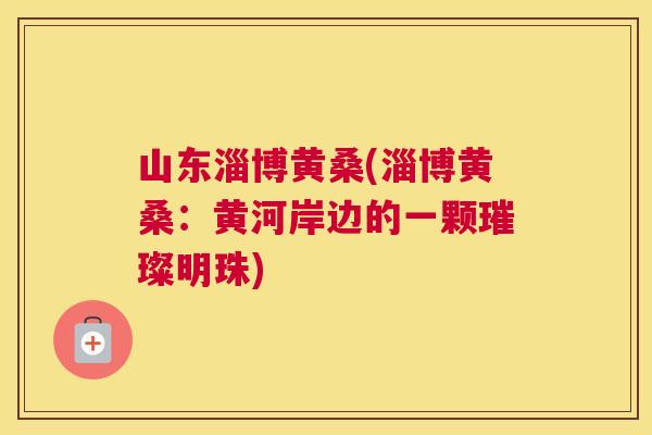 山东淄博黄桑(淄博黄桑:黄河岸边的一颗璀璨明珠) 山东淄博黄桑(淄博黄桑:黄河岸边的一颗璀璨明珠)