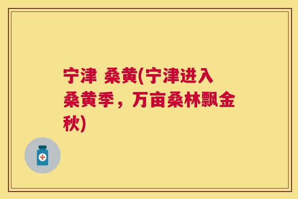 宁津 桑黄(宁津进入桑黄季,万亩桑林飘金秋) 宁津 桑黄(宁津进入桑黄季,万亩桑林飘金秋)