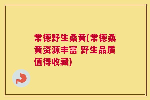 常德野生桑黄(常德桑黄资源丰富 野生品质值得收藏) 常德野生桑黄(常德桑黄资源丰富 野生品质值得收藏)