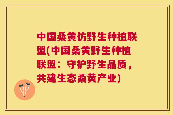 中国桑黄仿野生种植联盟(中国桑黄野生种植联盟:守护野生品质,共建生态桑黄产业) 中国桑黄仿野生种植联盟(中国桑黄野生种植联盟:守护野生品质,共建生态桑黄产业)