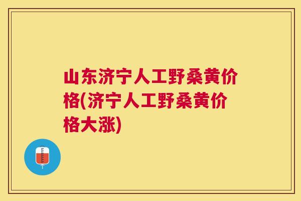 山东济宁人工野桑黄价格(济宁人工野桑黄价格大涨) 山东济宁人工野桑黄价格(济宁人工野桑黄价格大涨)